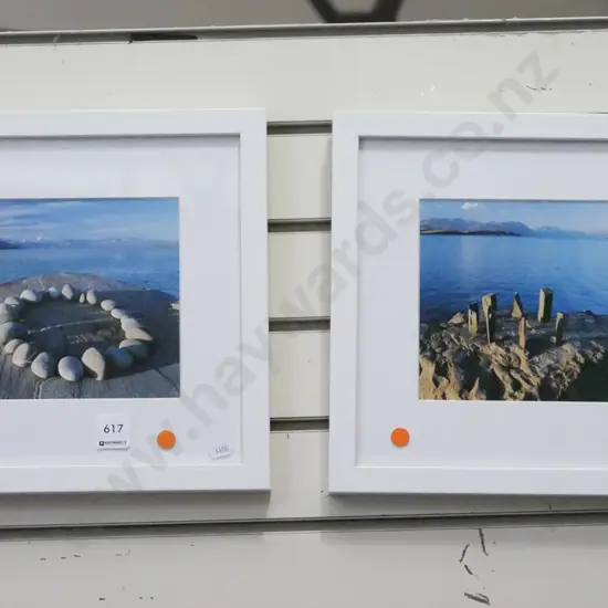3x framed photos - landscapes