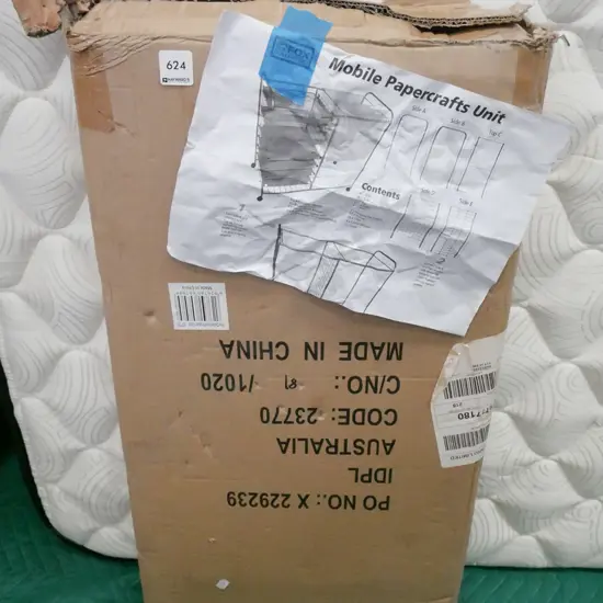 boxed mobile Paper Crafts trolley