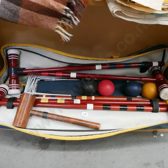 croquet set in bag