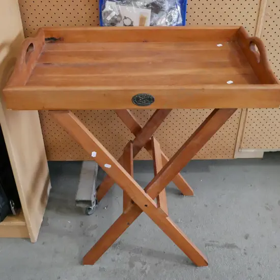 rimu butler's tray on stand