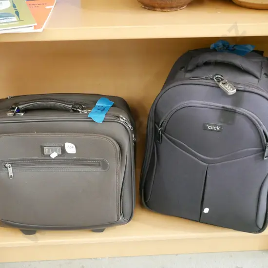 laptop case, carry on bag (stains)