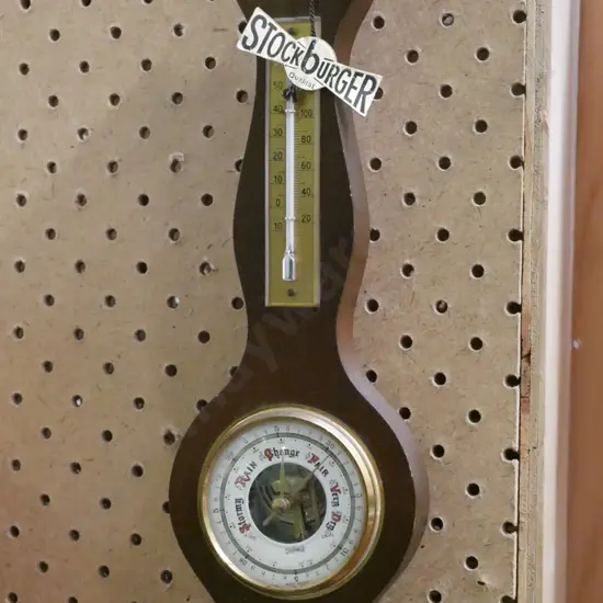 small barometer/thermometer