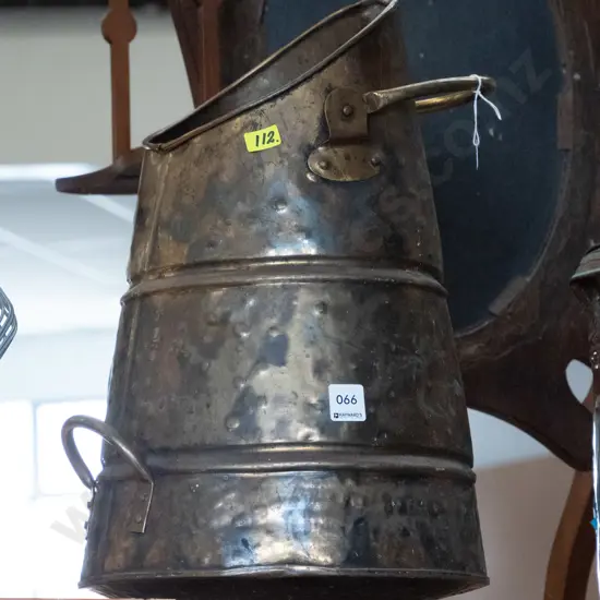 brass coal scuttle