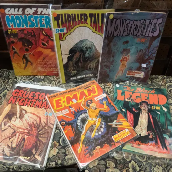 various monster, vampire and other comics