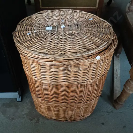cane laundry hamper H-500