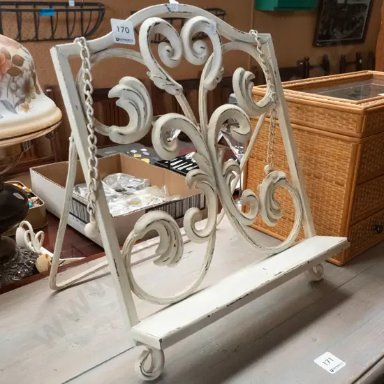 metal cookbook stand