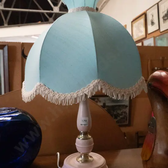 wood-based table lamp