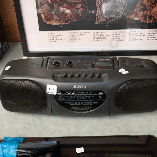 Sony radio-cassette player