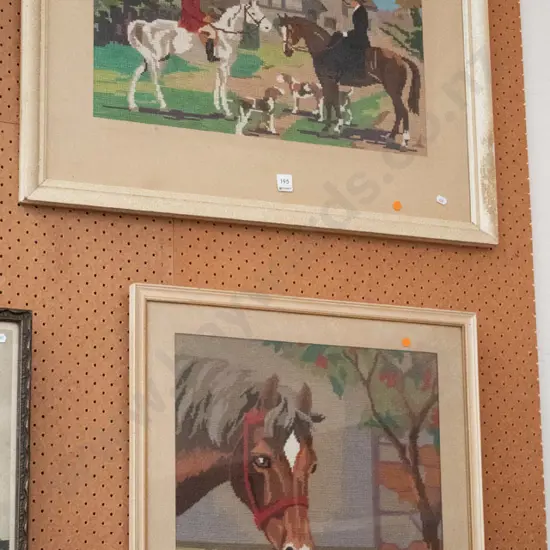 2 framed needleworks