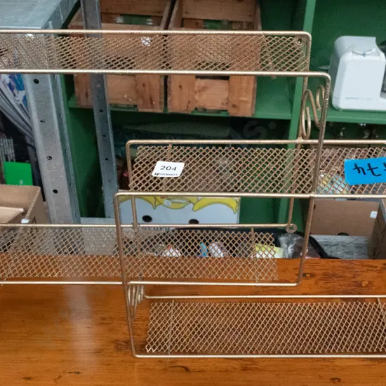 retro metal wall mount shelves H-330