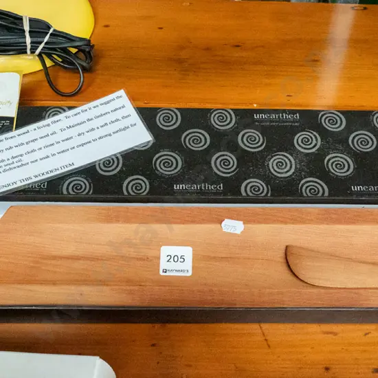boxed Unearthed swamp kauri serving platter