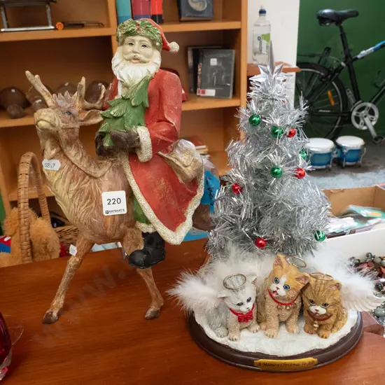 2 Christmas ornaments