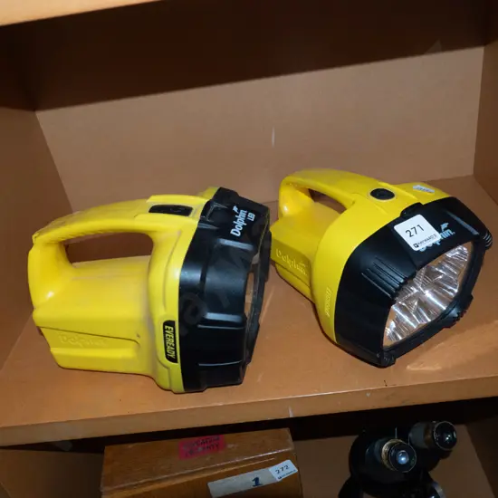 2x dolphin LED torches