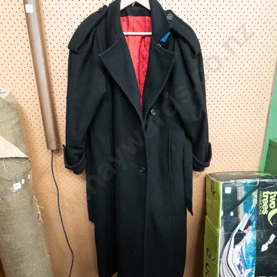 full length woollen coat