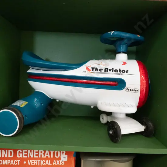 child's Aviator ride on scooter