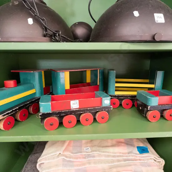 wooden toy trains
