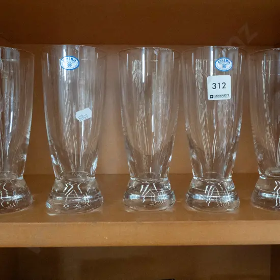 4x bohemian crystal tumblers