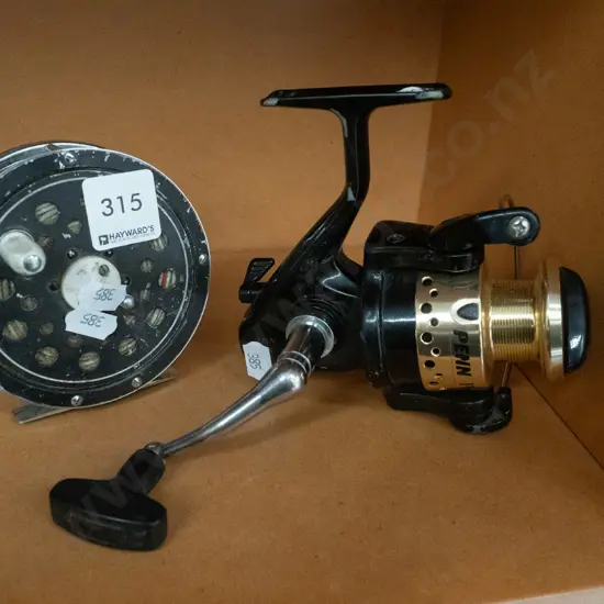 fly fishing reel, spinning reel
