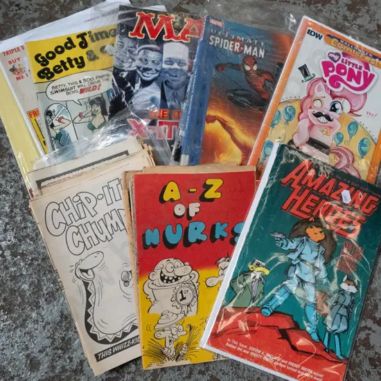 various comic books