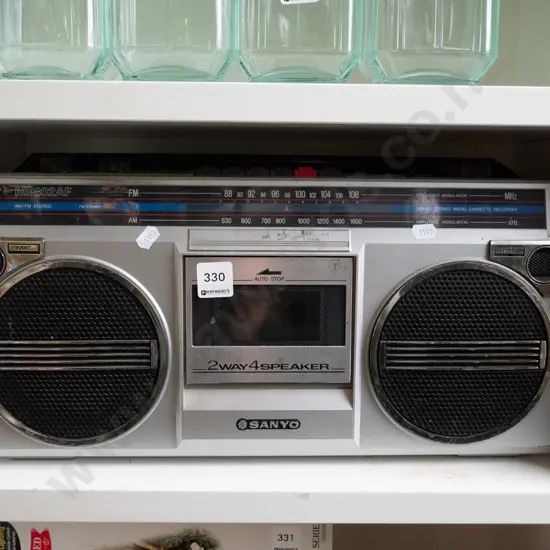 Sanyo radio cassette player