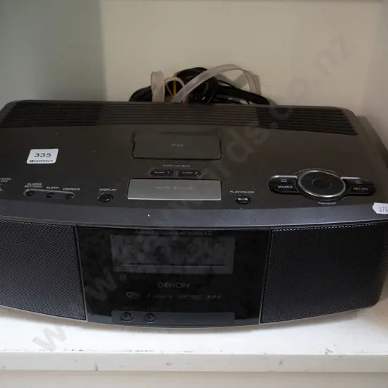 Denon bedside stereo with ipod docking station