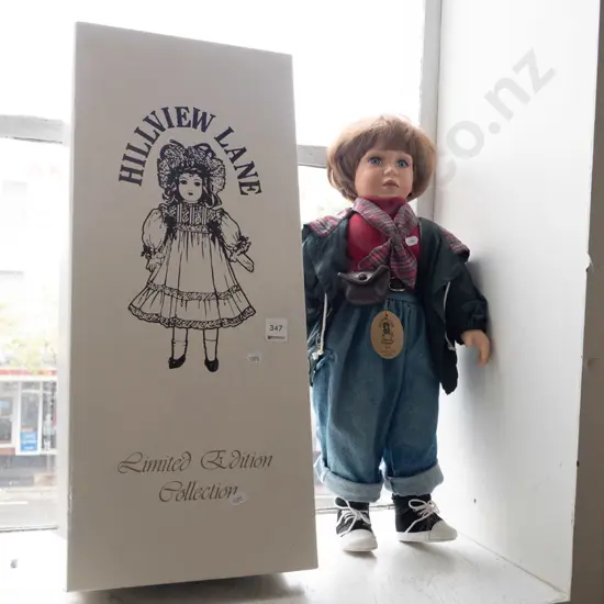 Hillview Lane display doll in box