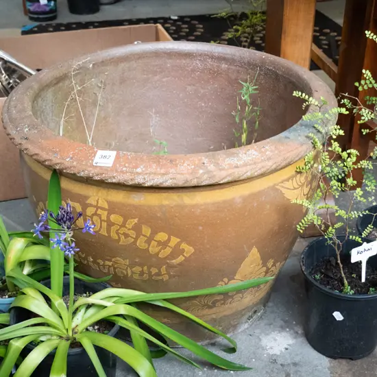 large concrete garden planter H-380 Diam-520