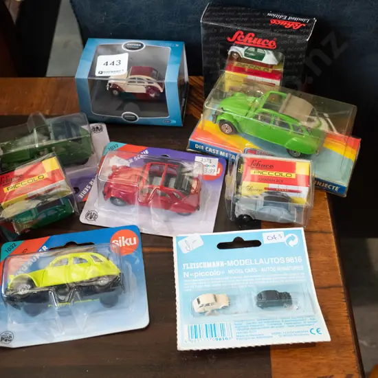 assorted 9 boxed Citroen models - some are model train layout size