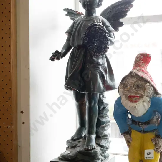 composite angel figurine H-570 