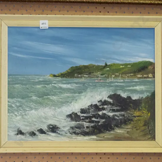 framed oil -Moeraki
