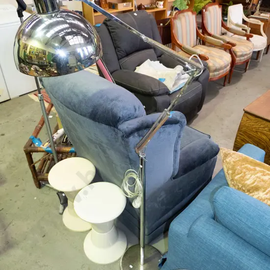 chrome standard anglepoise lamp