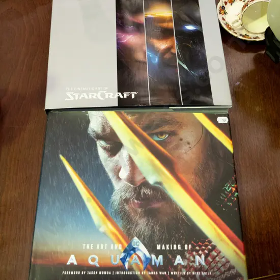 2x movie books; Aquaman, Star Craft