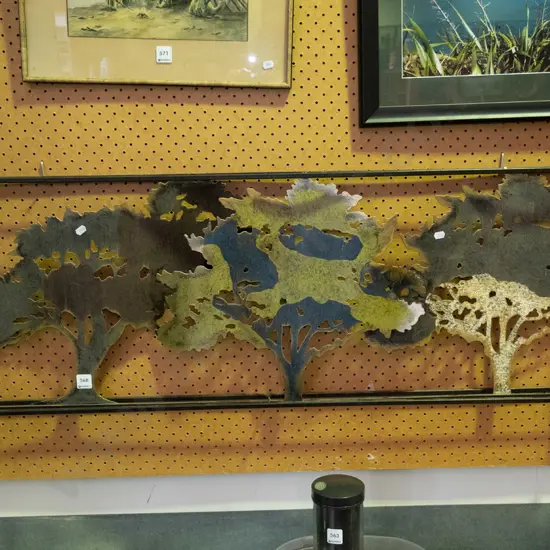3D metal wall art - 3 trees