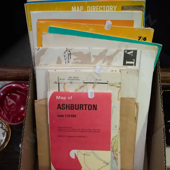 box of maps