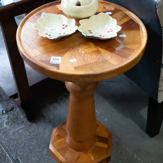 mixed timbers wine table