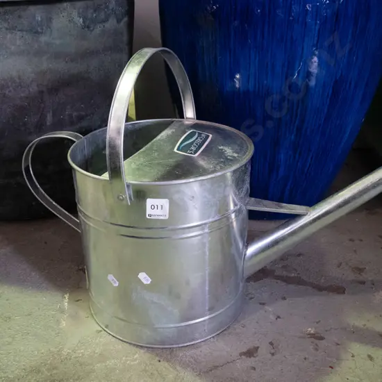 galvanised watering can - no rose