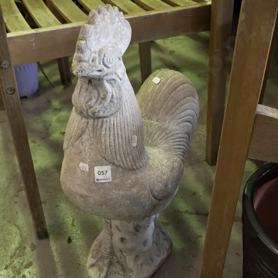 concrete garden ornament rooster H-570