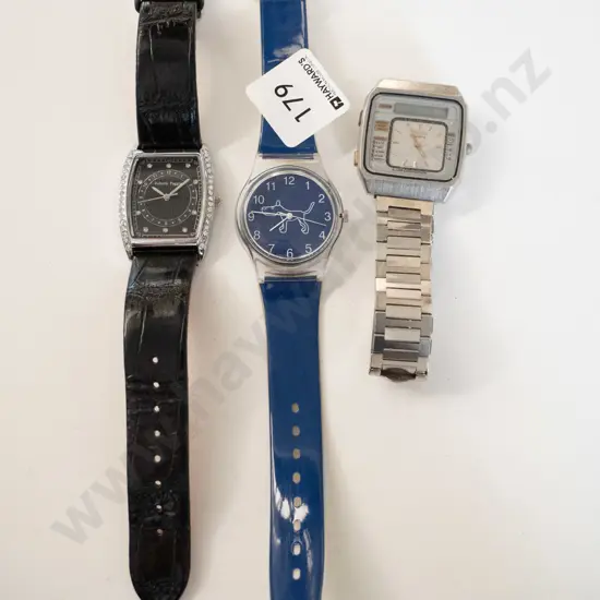 3x wristwatches