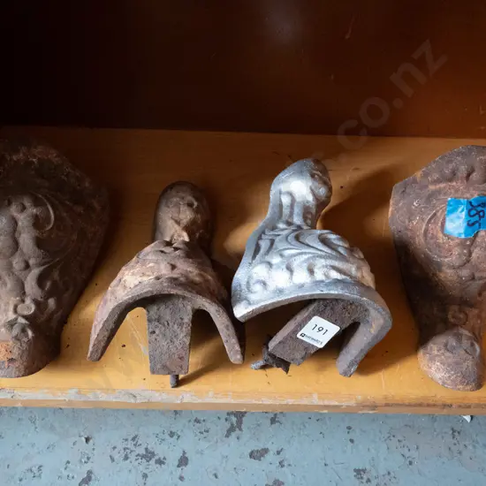 4x cast iron bath feet