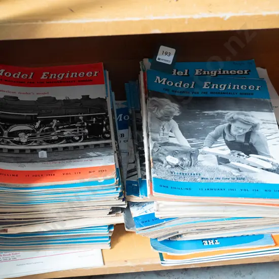 back issues of Model Engineer
