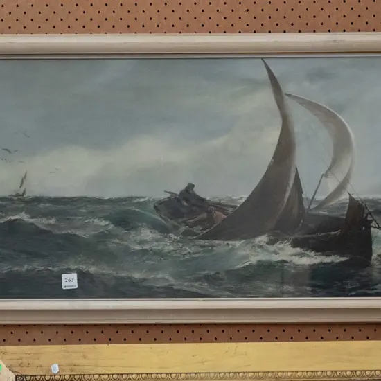 framed print - sailing boats