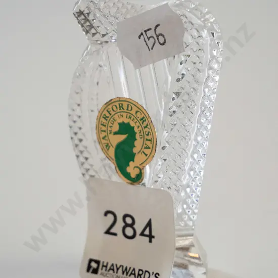 very small Waterford crystal harp ornament