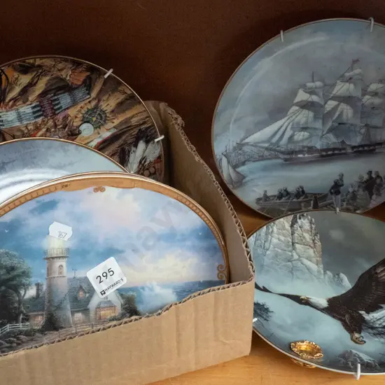 ltd edition picture cabinet plates