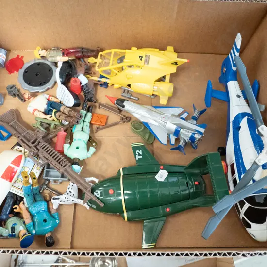 box of children's toys