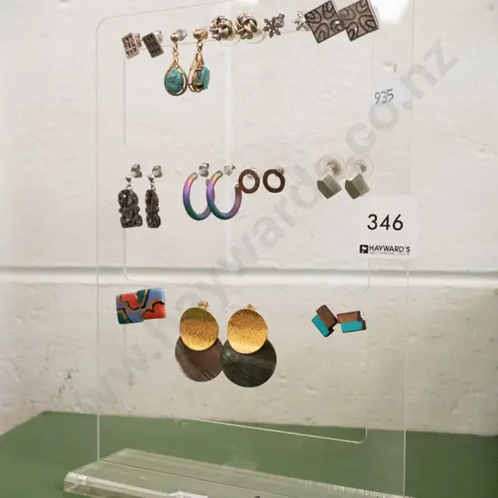 display stand & earrings