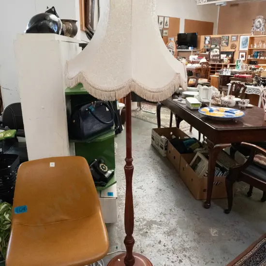 mahogany standard lamp