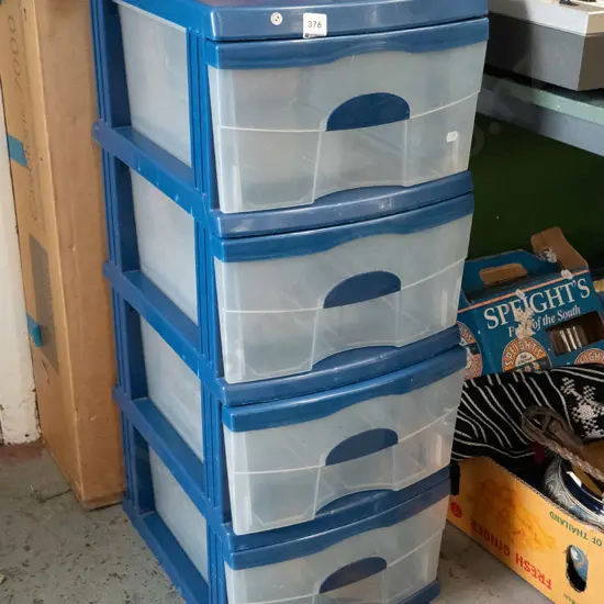 4 drawer plastic chest
