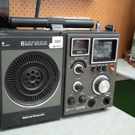 National Panasonic 6 band radio receiver