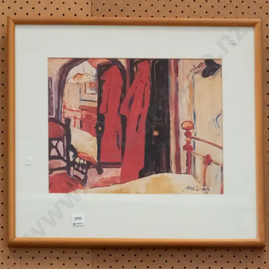 framed Jan Evans print