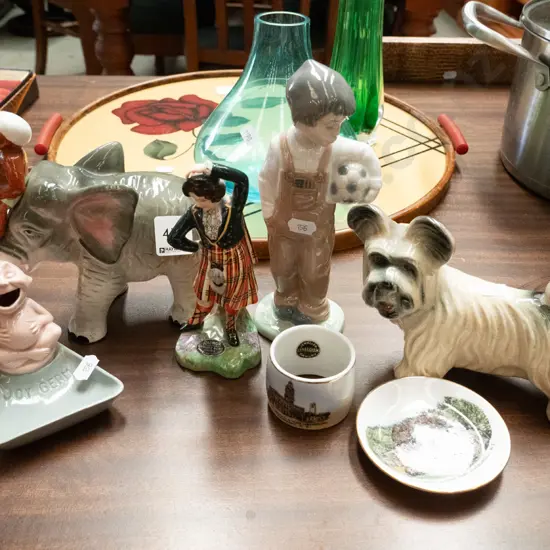 ornaments; bird, dog, elephant etc